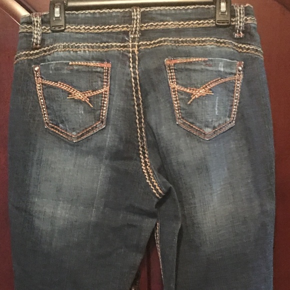 ZD Cropped Jeans with Stitching - Capri - Size 12 - Picture 1 of 8